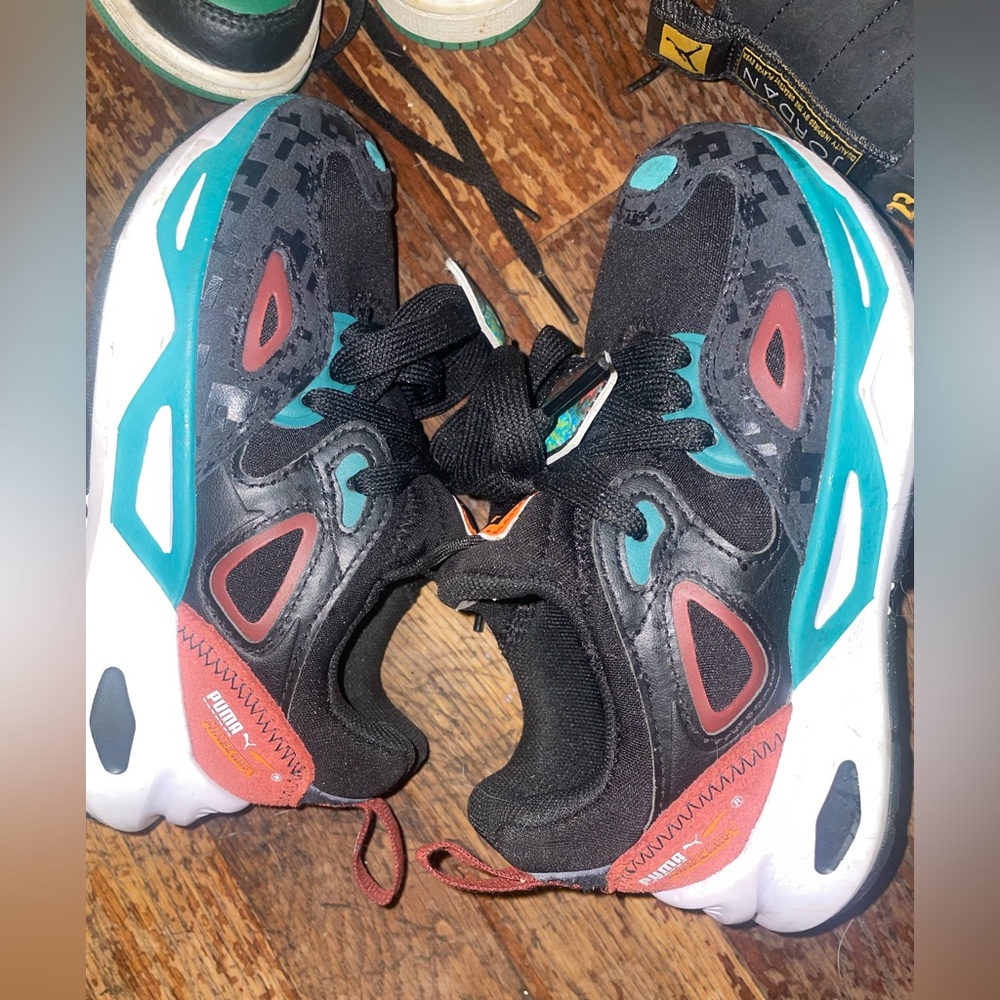 Size 11.5 puma rs x Minecraft edition
